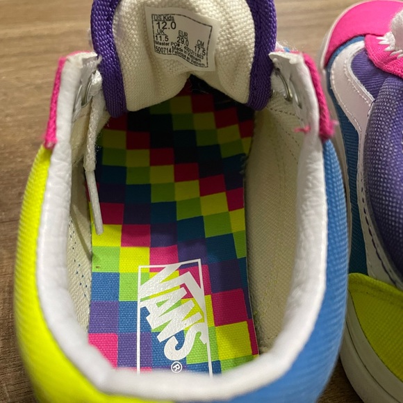 Girls multi-colored Vans classic - Picture 7 of 10